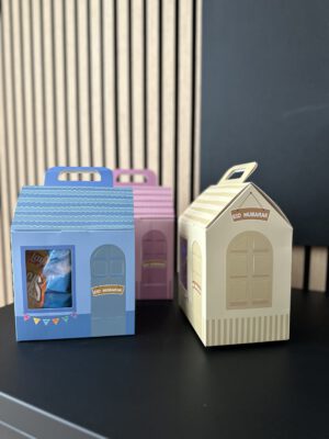 Eid mubarak box roze